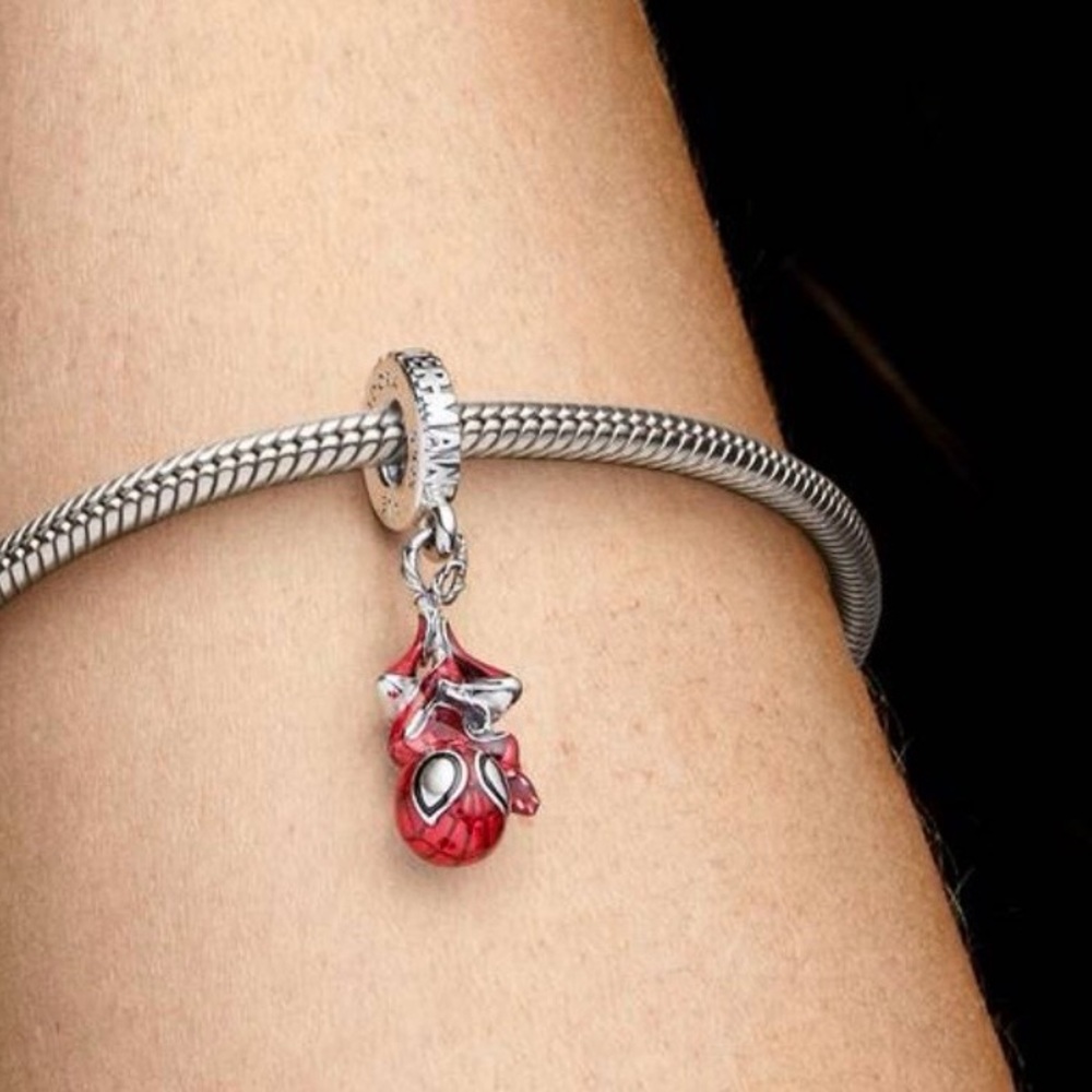 Pandora Compatible Marvel Hanging Spider-Man Dangle Charm #2602022